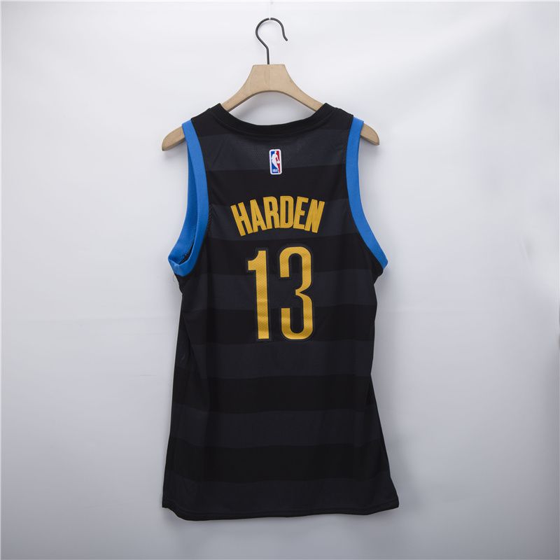 Men Brooklyn Nets #13 Harden black Fashion Nike 2021 NBA Jersey